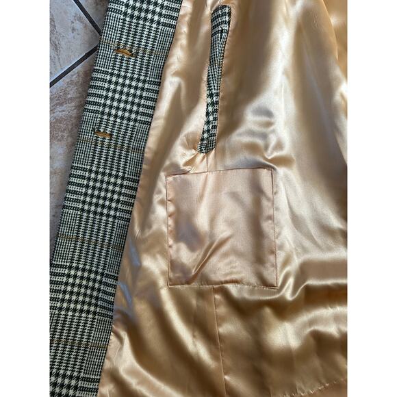 Pendleton Womens Vintage Plaid Cape 100% Wool One Size Yellow Collar Tartan - Picture 9 of 9